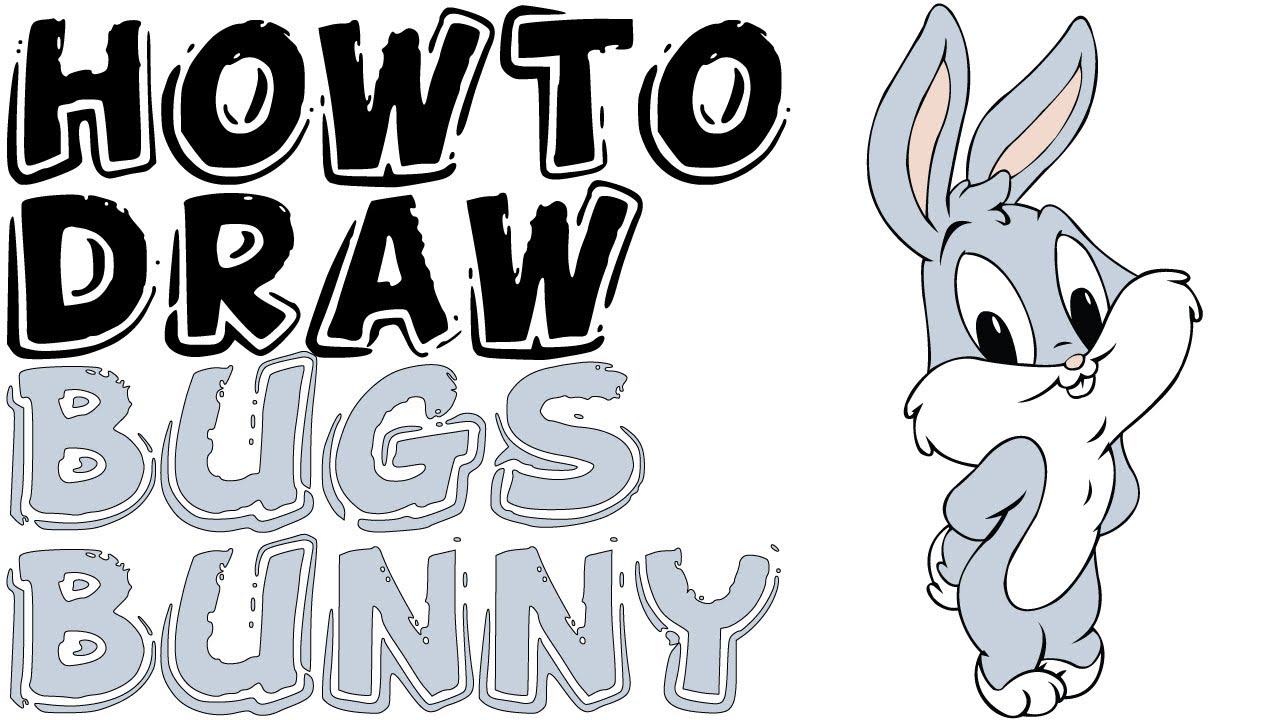 1280x720 How To Draw Bugs Bunny For Kids Step