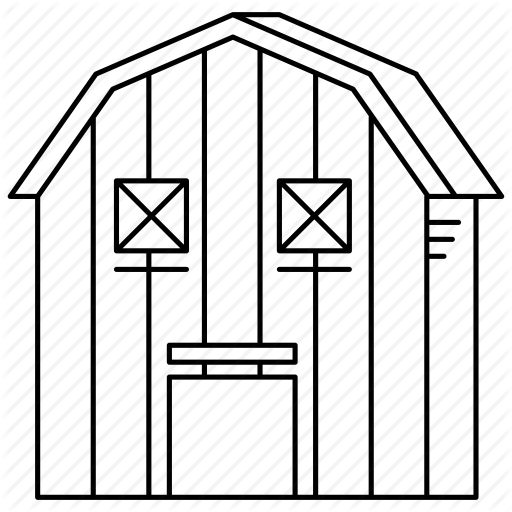 512x512 Drawing Barns Farm House Transparent Png Clipart Free Download