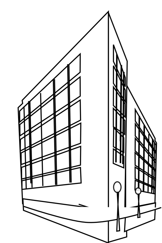 533x800 Collection Of Free Drawing Buildings Clipart Download On Ui Ex
