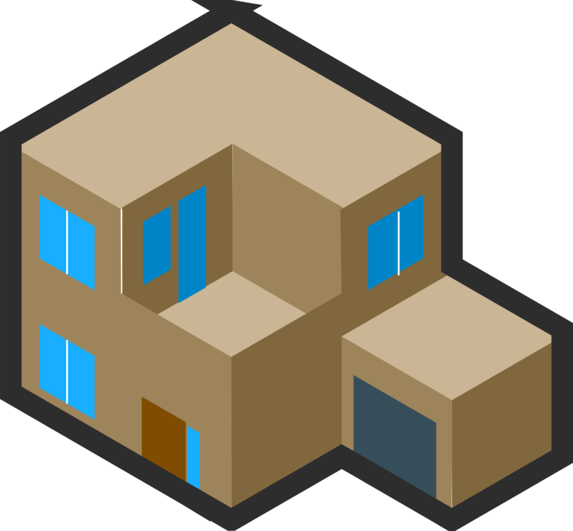 810x750 Isometric Projection Building Drawing House Architecture Cc0