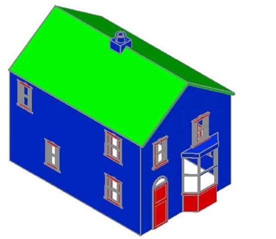 553x480 Building Drawing Part