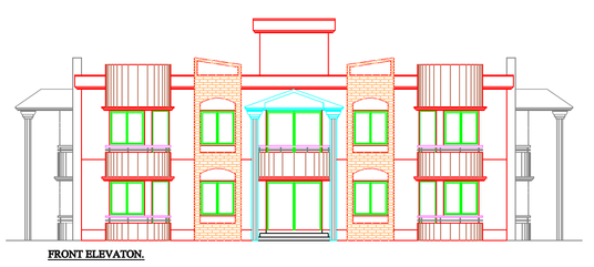 536x241 Draw Elevation In Autocad For Archi