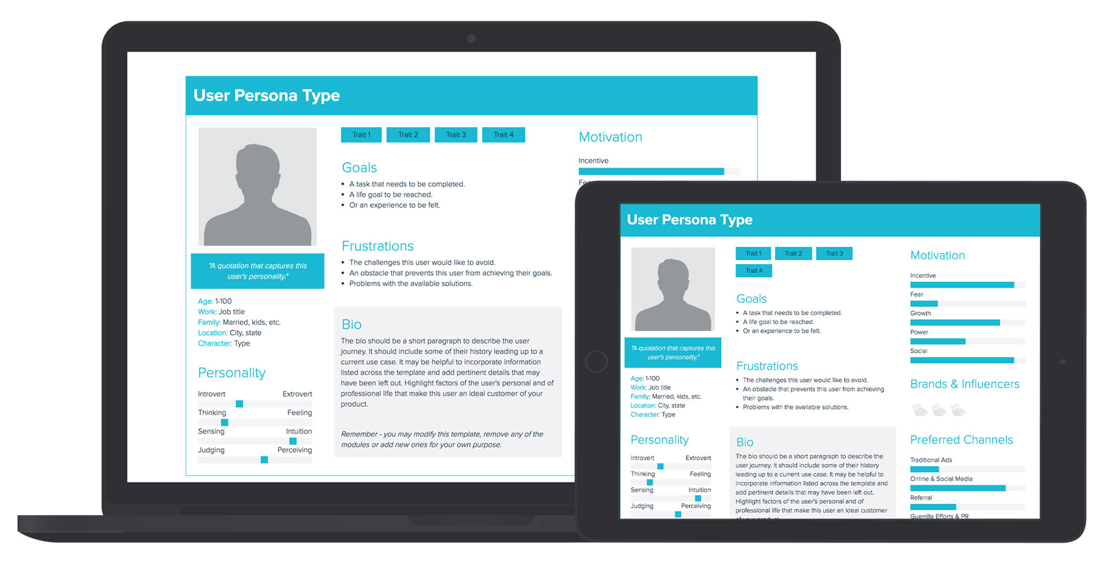1600x818 User Persona Template And Examples Xtensio