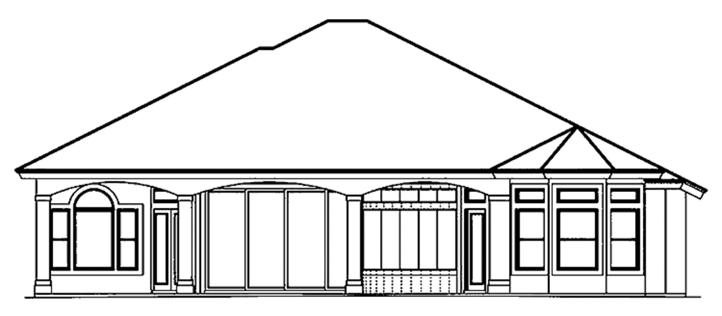 1024x448 Mediterranean Style House Plan