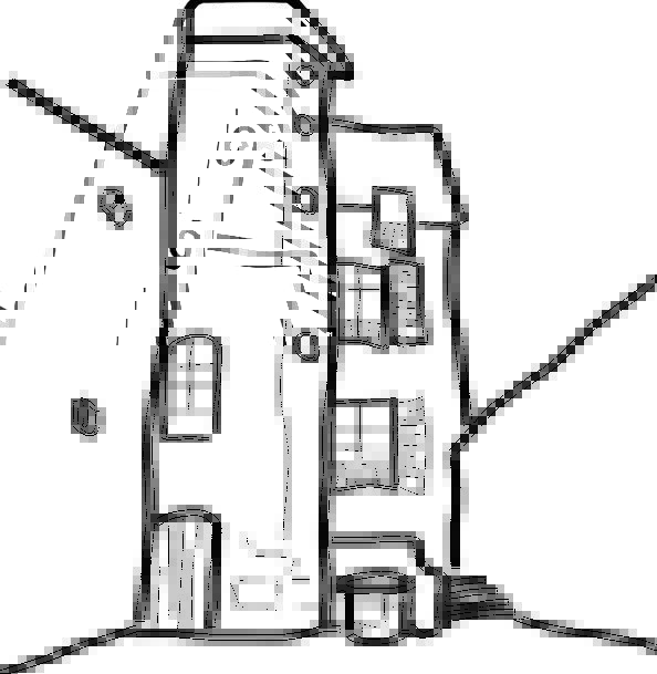 594x609 Building Structure