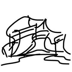 240x240 House Building Architecture Line Stickers Line Store