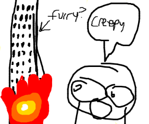 300x250 Little Girl Stands In Front Of Burning Vilage