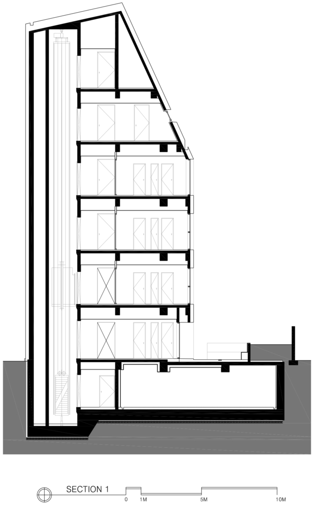 619x1000 Gallery Of M C Building Urcode Architecture
