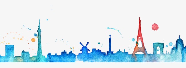 650x240 Drawing City, Watercolor, City, Building Png Image And Clipart