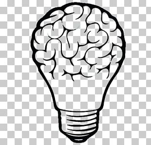 310x298 Incandescent Light Bulb Drawing Brain Png, Clipart, Art, Black