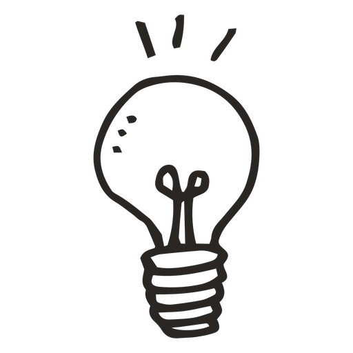 512x512 Bulb Drawing Stencil Transparent Png Clipart Free Download