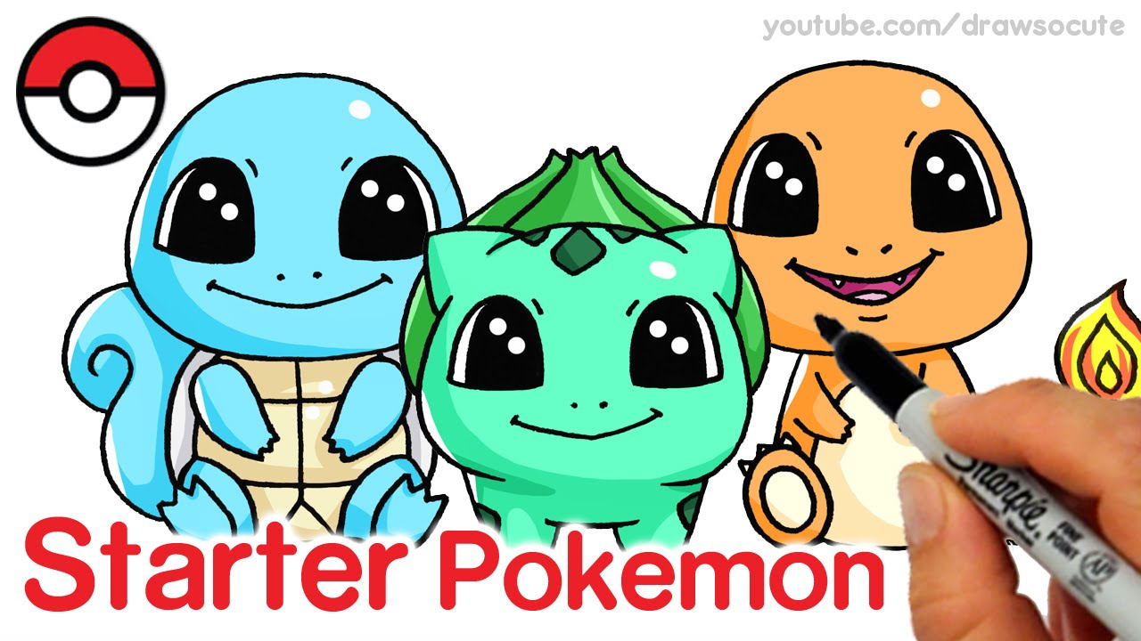 1280x720 Cute Squirtle Drawing How To Draw Squirtle, Bulbasaur