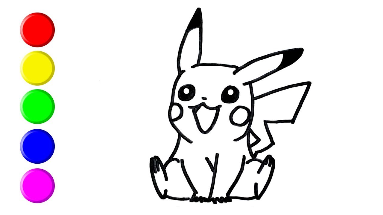 1280x720 how to draw pikachu, bulbasaur and charizard