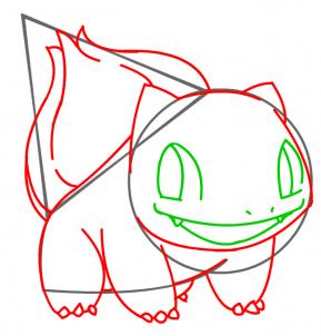 289x302 How To Draw Bulbasaur