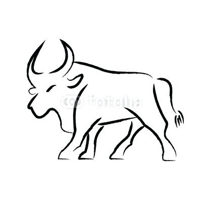 400x400 How To Draw Bull