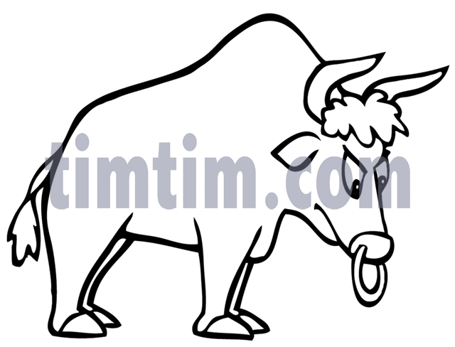 640x488 Free Drawing Of A Bull Bw From The Category Farm Animals Ranch