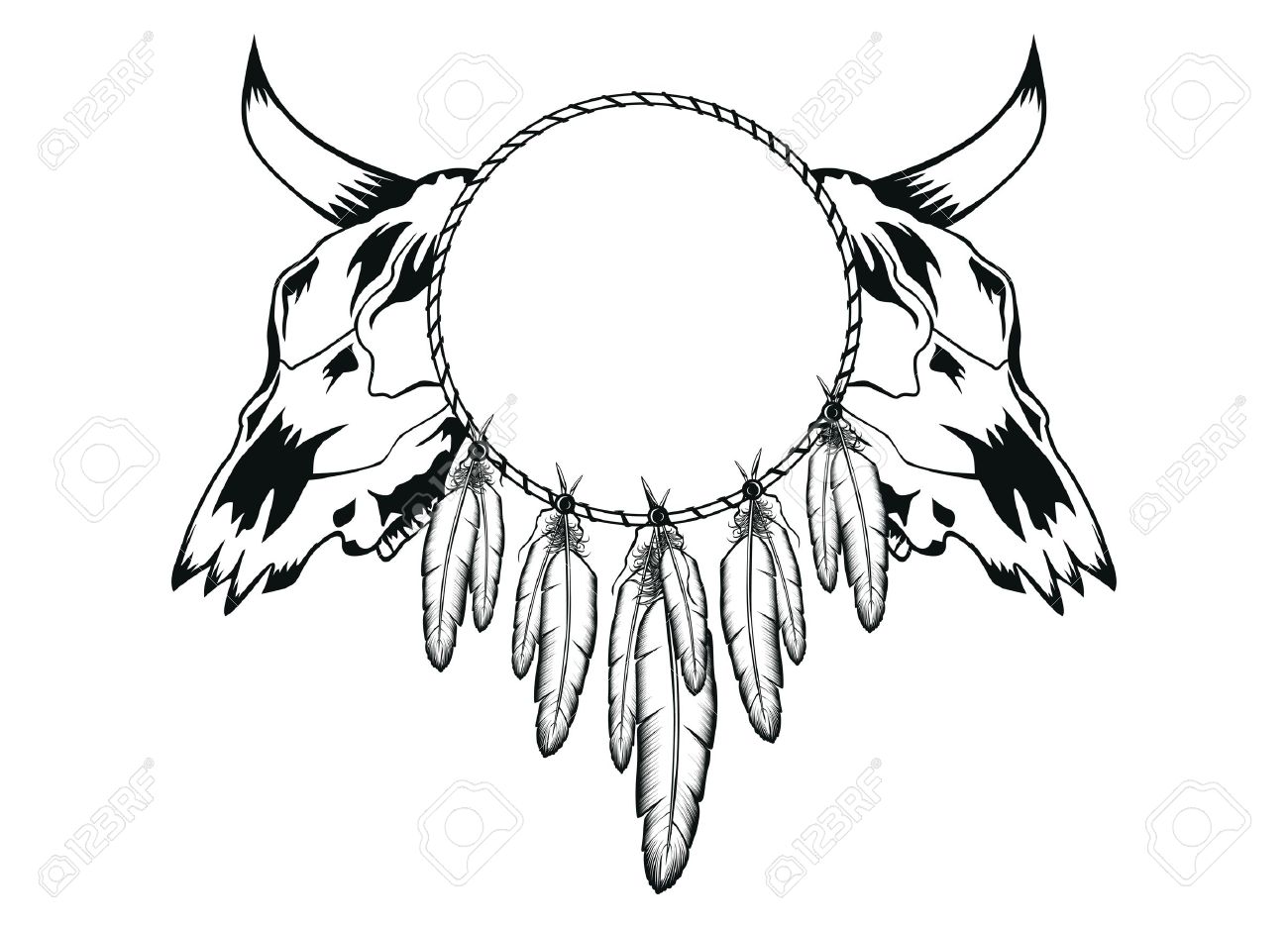 1300x937 Skull Drawing Side View Vector Bull Pics Head With Roses Elk