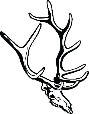 311x400 Elk Decal Bull Window Decals Natalielamour
