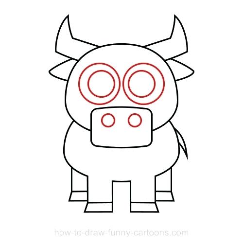 500x508 How To Draw Bull