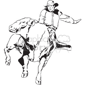 300x300 Bull Rider Clipart Royalty Free Clipart