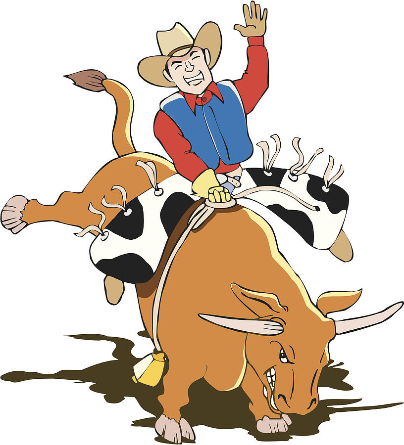816x900 Bullriding Cowboy