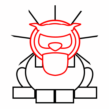 350x350 Drawing A Cartoon Bulldog