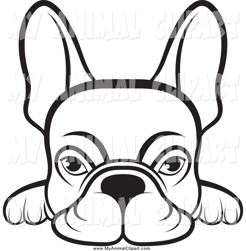1024x1044 French Bulldog Clipart Black And White