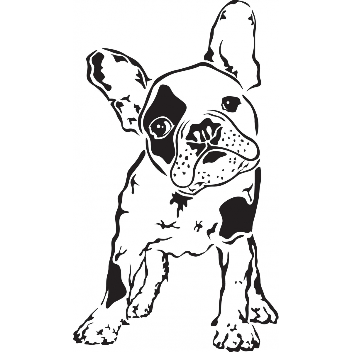 Bulldog Drawing Easy Free download on ClipArtMag.
