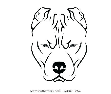 450x380 Bull Face Drawing Drawn Pit Bull Face Bulldog Face Drawing