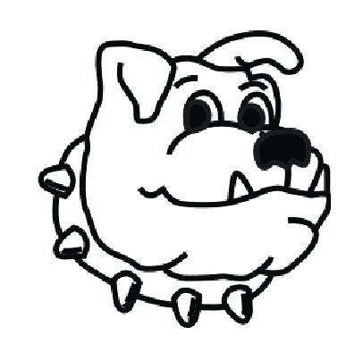 406x394 How To Draw A Bulldog Face Draw Bulldog Face