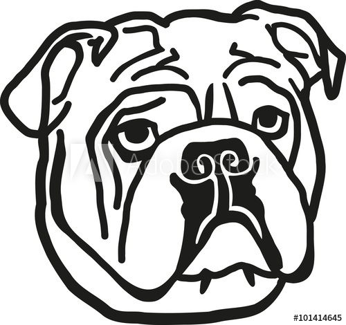 500x470 Bulldog Head