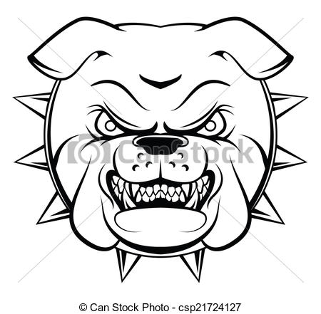 450x441 Bulldog Head