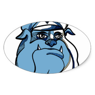 307x307 Drawings Of Bulldogs Stickers Zazzle Ca