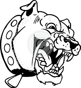 333x361 Scary Bulldog Head