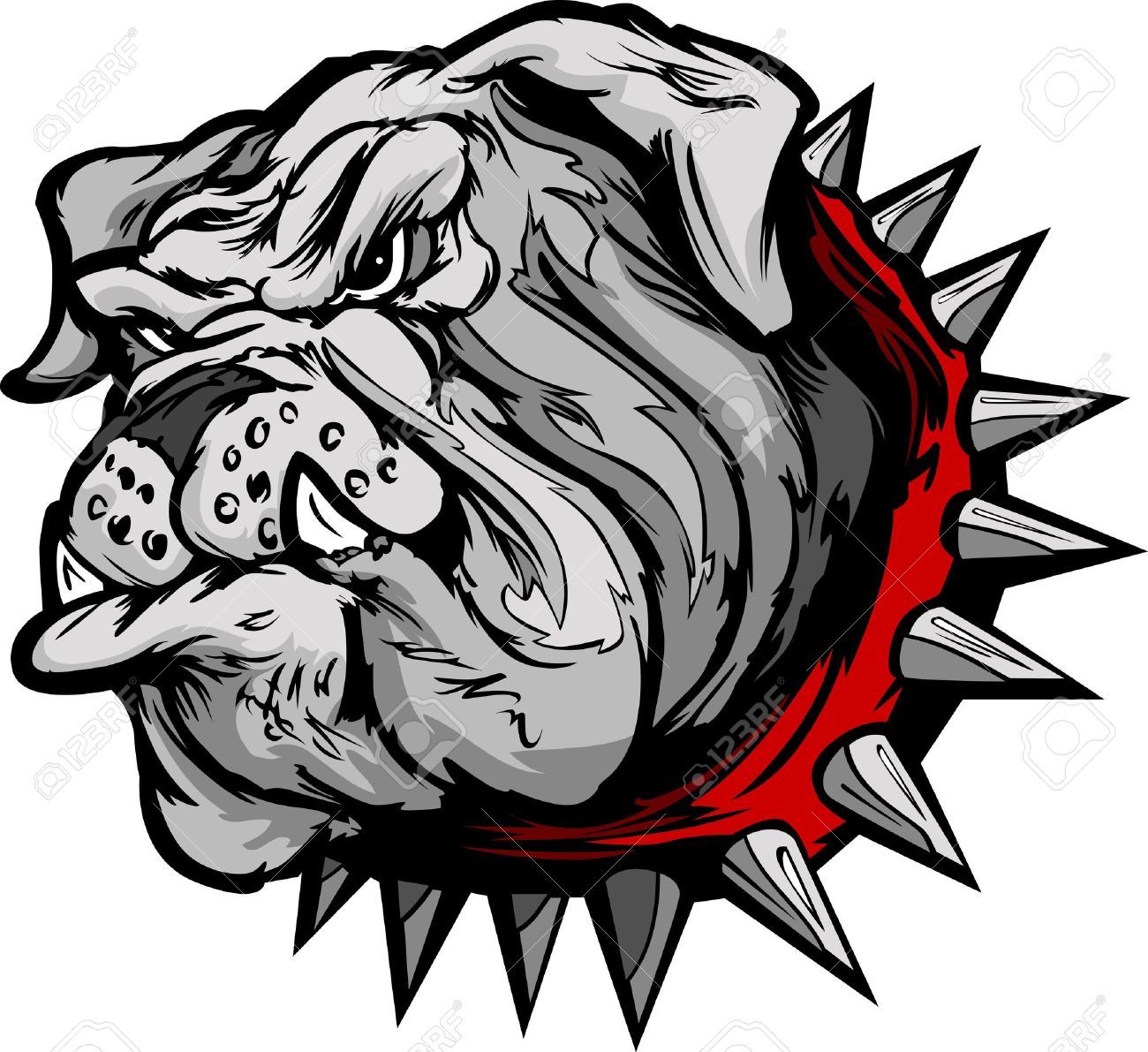 1300x1191 Stock Vector This Is Tattoo Design Your Body Bulldog Cartoon
