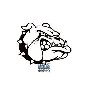 300x300 Bulldog Head Vinyl Sticker Decal Akc Registered Pet Dog Ebay