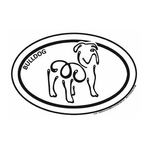 500x500 Bulldog Euro K Line Magnet Doggy Style Gifts