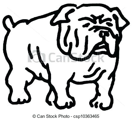 450x404 Drawing Of A Bulldog Image Bulldog Drawing Tutorial