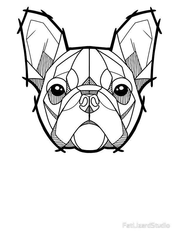 600x800 the french bulldog sticker drawings french bulldog drawing