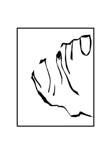 436x600 English Bulldog Line Drawing