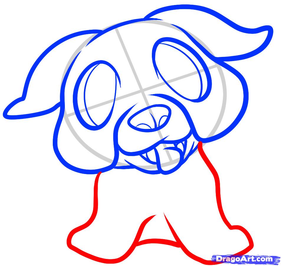 953x902 How To Draw A Bulldog Puppy