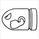 160x160 Bullet Bill Canon Super Mario Video Game Car Truck