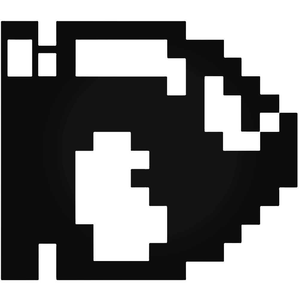 1000x1000 Bullet Bill Super Mario Bros Kart Vinyl Decal Sticker