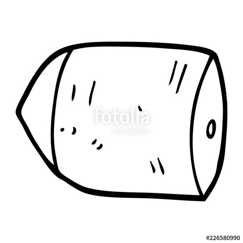 500x500 Line Drawing Cartoon Bullet Stock Image And Royalty Free Vector