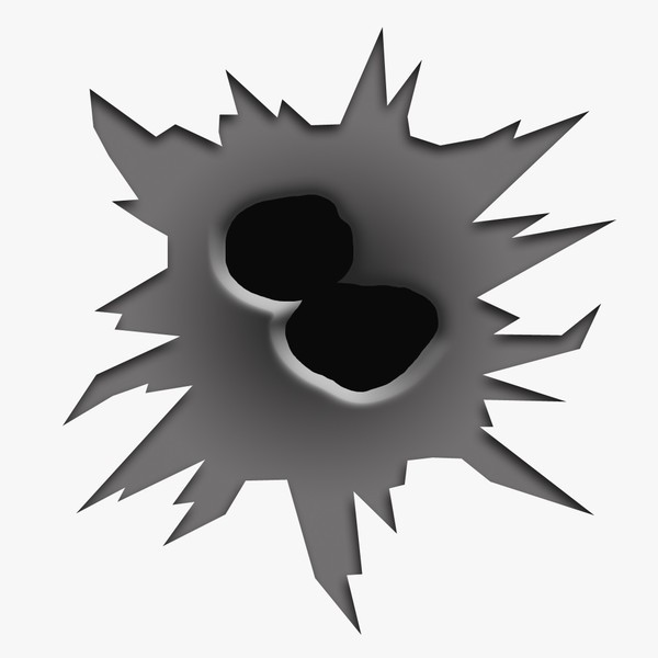 600x600 Drawing Clip Art Bullet Holes Png Download Free Within