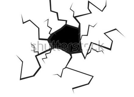 440x320 Hole In Wall Drawing, How To Draw Bullet Holes Youtube