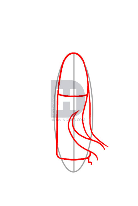 483x720 How To Draw A Bullet, Step