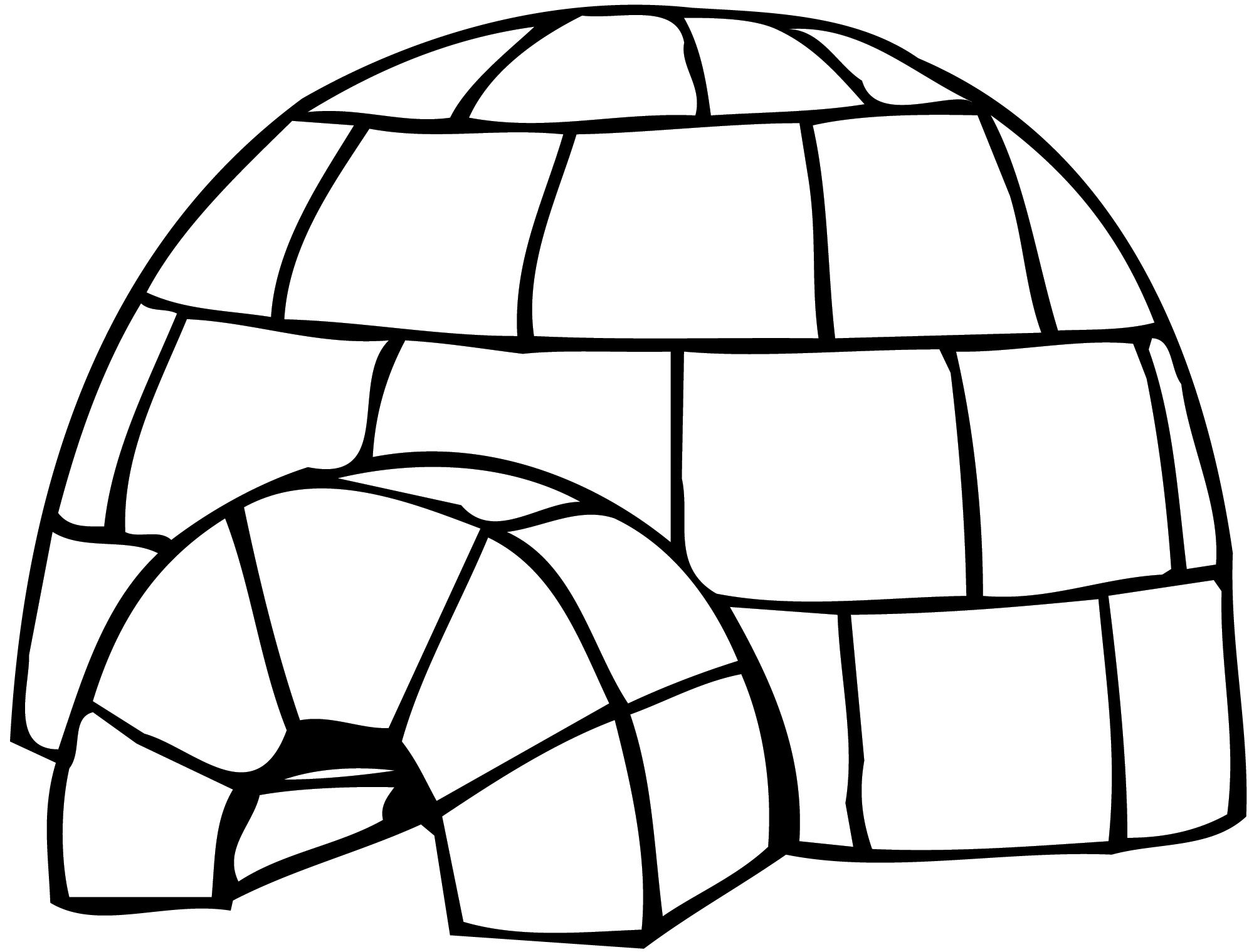 2000x1518 Igloo Coloring