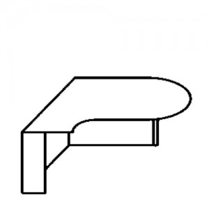 300x300 Pork Chop Bullet Shell Left X Office Furniture