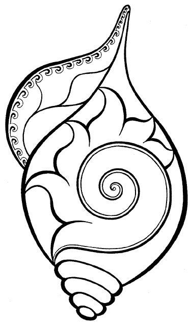 373x642 A Conche Shell Bullet Journal Digital Sea Theme Coloriage